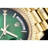 Day-Date 40mm 904L Wtd YG/Flt/Pres Ombre Green/Rmn/Stk THB VR3255