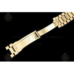 Day-Date 40mm 904L Wtd YG/Flt/Pres Gold/Stk THB VR3255