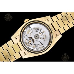 Day-Date 40mm 904L Wtd YG/Flt/Pres Gold/Stk THB VR3255