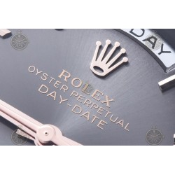 Day-Date 40mm 904L Wtd RG/Flt/Pres Slate Ombre/Rmn/Stk THB VR3255